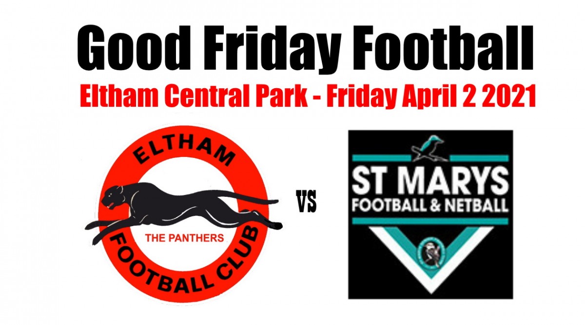 This Good Friday Football at Eltham Central Park Eltham Football Club